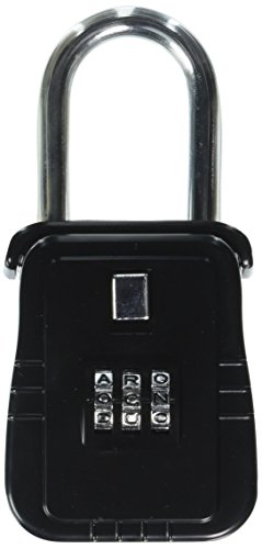 Preisvergleich Produktbild Schlüsselsafe mit 3 Schlüsseln und Schlüsseln, Alpha-Schlüssel, Türknauf, hängendes Vorhängeschloss