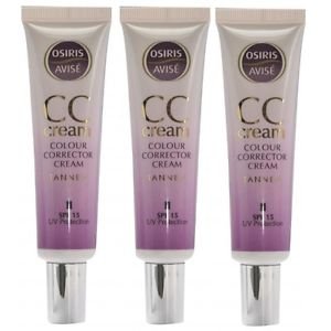 Multi Pack Offer 3 X Osiris CC Cream Tanned with SPF15 - 35ml Each