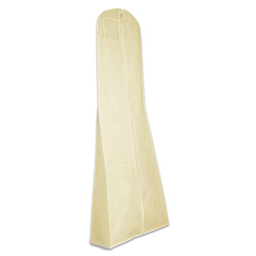 Wasserabweisender Kleidersack für Hochzeitskleider – Elfenbein – 183 cm – Hangerworld - 2