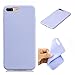 Produktbild Misstars Silikon Hülle für iPhone 7 Plus/ iPhone 8 Plus, Soft Flex TPU Case im Candy Design Ultra Dünn Schutzhülle Matt Weich Handyhülle Anti-Stoß Kratzfeste für Apple iPhone 7 Plus / 8 Plus (5,5 Zoll), Lila