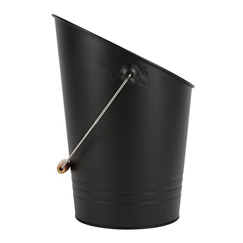 Ascheeimer 8L Metalleimer Holzeimer Kohleeimer Mülleimer Aschebehälter Dekoeimer - 2