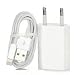 FONTAAS™ Best Quality iPhone Lightning Charging Data Sync cable + Wall charger with USB adapter for apple-White RS.649.00