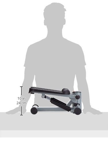 Gorilla Sports Mini Stepper mit Expander Trainingscomputer, One size, 10000525 - 4