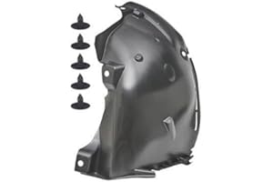 REPIAUTO Pare-boue d'aile avant gauche partie avant avec agraphes compatible avec Renault Clio 4 2012-2019