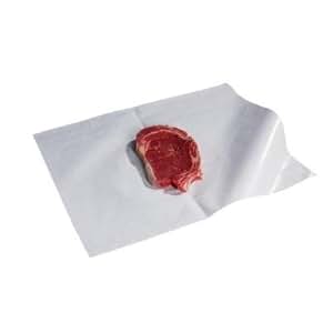 100 Fogli Di Carta Oleata Per Alimenti 22x22 Cm - Stampata A Scacchi Rossi - Impermeabile E Anti-Grasso Per Hamburger E Dolci - 2