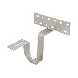 Acabado: La pasivación sourcing map 180mmx154mmx210mm Soporte de montaje Colgador de tejas de porcelana de techo de Panel solar de Acero inoxidable 304