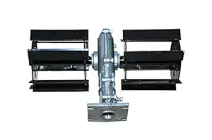 SHoRI Brush Cutter Grass Cutter Heavy Weeder Tiller Rotavator Assembly for 28mm Shaft with 9 Teeth Black and Silver