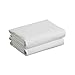Cuddles Collection Cot Bed Jersey Fitted Sheet (White, Pack of 2)