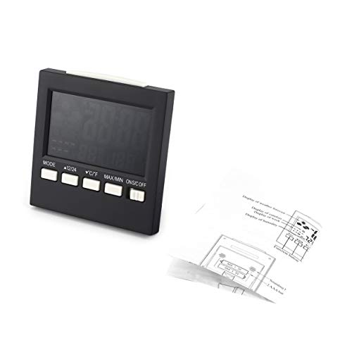 Preisvergleich Produktbild Tree-on-Life Multifunktionale Farbdisplay Kalender Wetterstation Uhr Luftfeuchtigkeit Thermometer Vorhersage Temperatur Tester für Babyzimmer