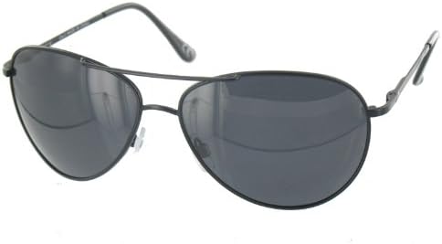 Mens Designer Fashion Polarized Sunglasses Sports Shades with Free Hard Case - Black Lens and Black Frame