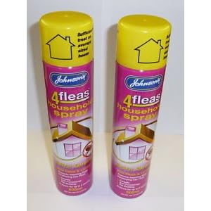 Alternative view of New 2 x Johnsons Flea Household Spray 600ml Home Animal Cats Dogs Kills Fleas