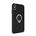 Produktbild MMLC Für iPhone XS Max Hülle 360 ° Verstellbarer Fingerring Grip Stand Slim Fit Shockproof Schutzhülle (Black)