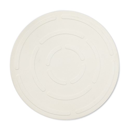 Relaxdays 10019339 Pizzastein für Backofen rund, Baking Stone aus Cordierit für knusprige Steinofenpizza wie in Pizzeria Grillstein für Pizza, Brot und Flammkuchen in Herd und Grill, Durchmesser 33 cm, 1 cm dick, beige - 5