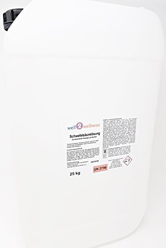 Preisvergleich Produktbild Schwefelsäure (Akkusäure) mit 37 / 38% - 25 kg