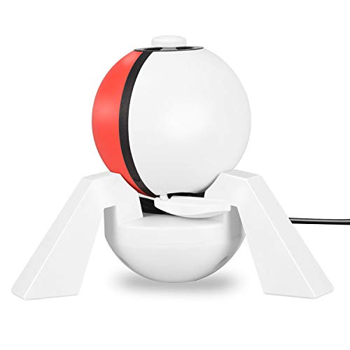NesBull Stand de Carga para Poke Ball Plus, Dock de Carga con Cable Tipo C para Poke Ball Plus (2018)