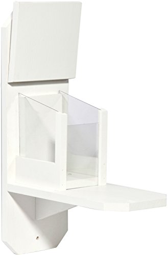 dobar 22229e Eichhörnchen-Futterstation in edlem, große XL, weiß - 2