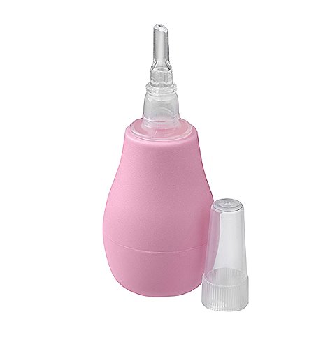 BABY NOSE CLEANER NASAL ASPIRATOR CLEARER BULB (Pink)