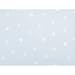Large Highchair No Mess Splash Mat/Table Protector -Baby Blue With White Polkadots