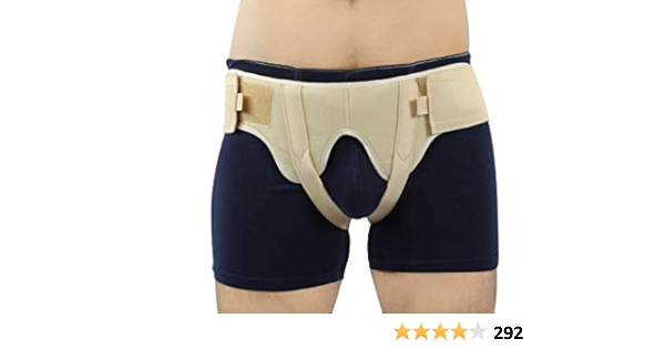 Befit24 Leistenbruch Gurtel Fur Manner Bruchband Leistenbruch Rechts Und Links Medizinisches Leistenbruchband Inguinal Hernia Belt For Men Right And Left Sides Size 2 Beige Amazon De Drogerie Korperpflege