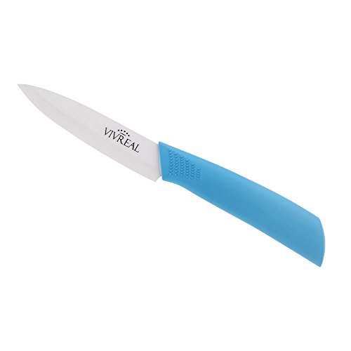 VivReal Obstmesser Keramik Messer Schälmesser Einhandmesser Küchenmesser Kochmesser Blau - 2