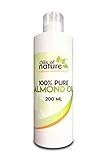 PERFECTO PARA TU PIEL: Tu piel brillará radiante de salud una vez que empieces a utilizar nuestro aceite de almendras dulces. Lleno de vitaminas y ácidos grasos saludables, este aceite se ha utilizado durante siglos para hidratar y mejorar la piel de todo el cuerpo mediante la purificación de la misma de dentro hacia afuera. Tanto si quieres luchar contra la sequedad como contra el envejecimiento o si quieres reducir las ojeras, este aceite de almendras puede ayudarte.