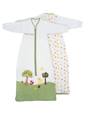 Slumbersac Baby Sleeping Bag Long Sleeves approx. 2.5 Tog - Forest Friends - 12-36 months/110cm