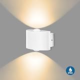 ❅Ahorro de energía y vida útil más larga: ¡Ilumine y decore su casa y su jardín por la noche! La potencia de la lámpara de pared LED es de 2.5 vatios. Dicha potencia ultra baja lleva a una vida útil más larga, lo que le ayuda a ahorrar muchas facturas de electricidad, sin necesidad de cambiar la bombilla con frecuencia.