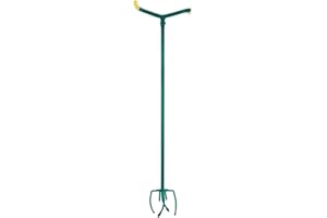 GARDI REX GARDIREX - Griffe de Jardinage à Rotation en Acier - Outil de Jardin Utilisation Debout pour bêcher et désherber - Gardirex