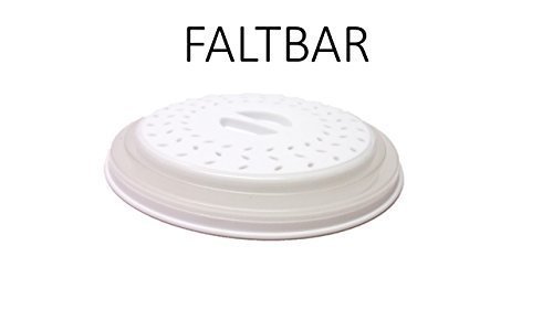 NEU bei Amazon die faltbare Tellerabdeckhaube weiß 27 cm endlich Platz in der Küche und im Geschirrspüler einfach leicht zu reinigen von Conny Clever®