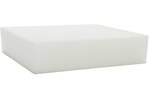 SaRani Imbottitura per Cuscini Spessore Sedie Gommapiuma Coprisedie Morbida 30 kg/mc (50 x 50 x 10 cm)