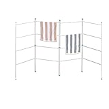 Neuf 4 fold pliante Gate Séchoir à linge Cheval Linge 16 Rail Intérieur ou extérieur à linge