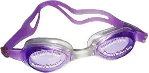 UV Protection Antifog Slip Resistant Swimming Goggles with Ear Plugs for Kids 5-15 Years