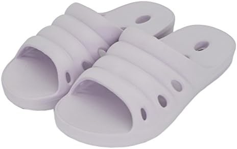 Bathroom Slippers Indoor Women and Men’s Slipper Sandal Summer Non-Slip With Foot Massage Fashion Slipper Purple UK 5.5-6
