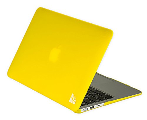 Gecko Macbook Air 13" Clip On Case - Gelb - trendige Farben / perfekter Schutz in der Farbe gelb / yellow geeignet für MacBook Air 13,3" (Typ A1369/ Typ A1466 2013/2014)