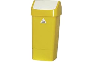 Scot Young CC080 Swing Top Bin, Capacity: 50 L, Yellow