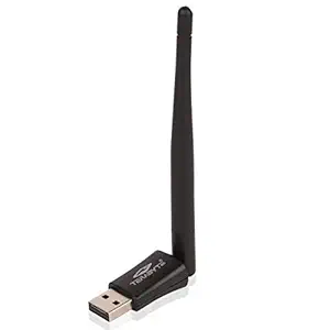 WiFi Receiver Adaptor Dongle for PC,Desktop and Laptop with High Speed 1000Mbps Mini Wireless Terabyte External Antenna