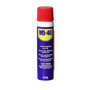 WD-40, Multipurpose Spray for Home Improvement, Frees jammed locks & Rust Parts, Adhesive remover, Grill & stove Cleaning & Protectant Agent - Multi use for Home, Work and DIY Purposes, 63.8g