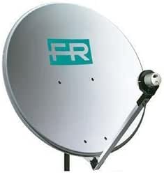 PARABOLA SAT SATELLITE 80 CM CON LNB SCR ALTA QUALITA' PER SKY - 6