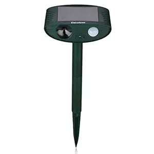 Dog Cat Repeller : Excelvan Solar Ultrasonic Animal Repeller Dog Cat Pest Deterrent