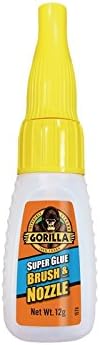 Gorilla Super Glue Brush & Nozzle 12g