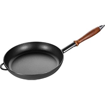 Le Creuset Gusseisen Sauté-Pfanne mit Holzgriff 28 cm