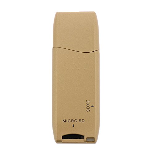 5 Gbps USB 3.0 Micro SD TF SDXC Flash Speicherkarten Kartenleser Card Reader Kartenlesegerät – Gold - 5