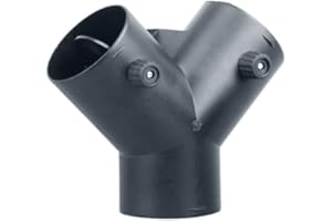 BYNYXI Przyłącze kanałowe typu Y, 75 mm, 3-drożny podgrzewacz powietrza na olej napędowy, akcesoria do podłączenia węża, złączka rurowa ABS, tworzywo sztuczne, rozdzielacz wentylacji, łącznik kanałowy do