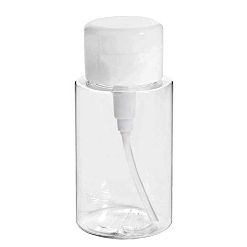 Falliback Press Bottle 100ml Pressing Bottle Mineral Water Toner Lotion Makeup Remover Press The Bottle Hydrating Remover Transparent Plastic Bottle Cosmetic Bottling