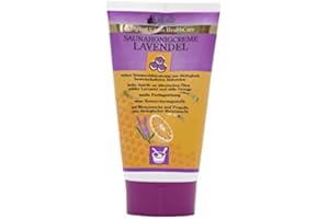 ELIGA Saunahonig-Creme, 150g Lavendel | Saunacreme mit weichem Peeling-Effekt durch gemahlene Aprikosenkerne | mit ätherischen Ölen | frei von Konservierungsstoffen | 100% natürlich