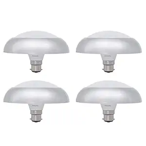 Philips Deco Ring 10 Watt LED Bulb, Base B22 (Cool Daylight, Pack of 4)