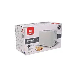 Havells Crips Plus 2 Slice Pop Up Toaster - 750w (White_Free Size)