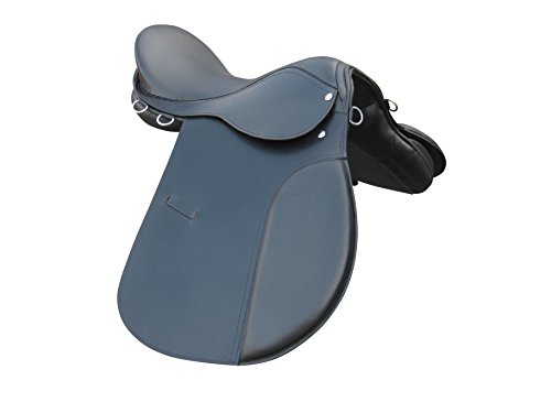 SYNTHETIC-HALFLINGER-HORSE-SADDLE-IN-1415161718-SIZES-BLACK-COLOR