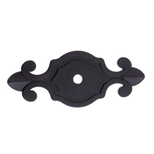 Vintage Knöpfe Knopf Griff für Schubladen Schrank Tür mit Schraube – Schwarz, One Size - 6