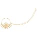 Sri Shringarr Fashion Traditional Micro Gold Polished Nath Polki/Kundan (N292CON) RS.1547.00